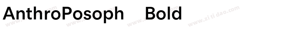 AnthroPosoph-Bold字体转换