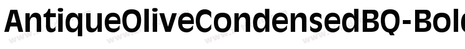 AntiqueOliveCondensedBQ-Bold字体转换
