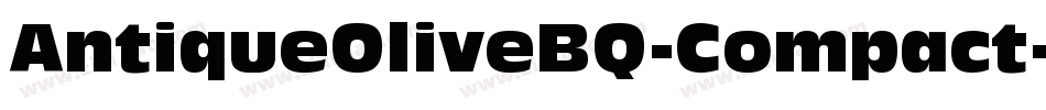 AntiqueOliveBQ-Compact字体转换