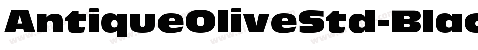 AntiqueOliveStd-Black字体转换