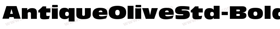 AntiqueOliveStd-Bold字体转换