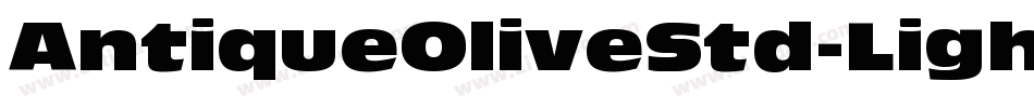 AntiqueOliveStd-Light字体转换
