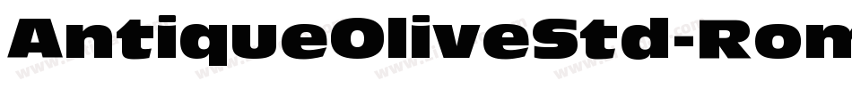 AntiqueOliveStd-Roman字体转换