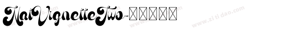 NatVignetteTwo字体转换