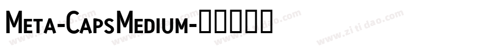 Meta-CapsMedium字体转换