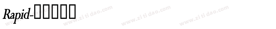Rapid字体转换