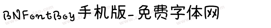 BNFontBoy手机版字体转换