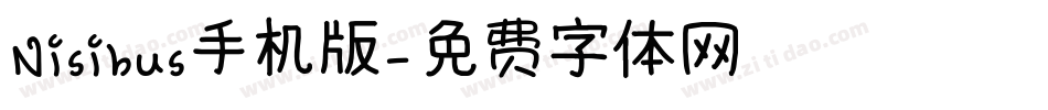 Nisibus手机版字体转换