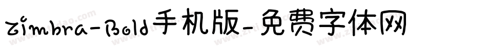 Zimbra-Bold手机版字体转换