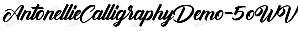 AntonellieCalligraphyDemo-5oWV字体转换