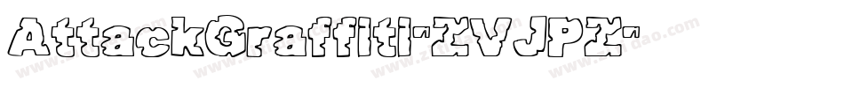 AttackGraffiti-ZVJPZ字体转换