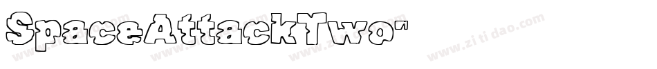 SpaceAttackTwo字体转换