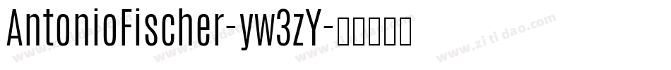 AntonioFischer-yw3zY字体转换