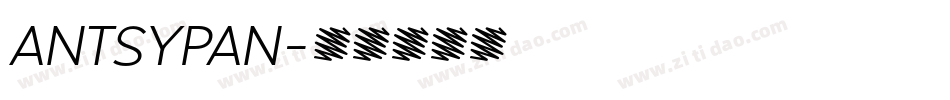 ANTSYPAN字体转换