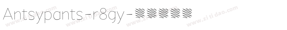 Antsypants-r8gy字体转换