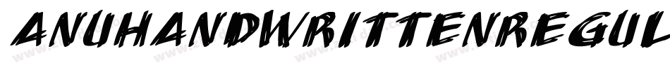 AnuHandwrittenRegular-qRK5字体转换