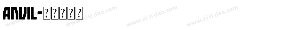 ANVIL字体转换