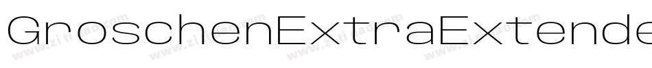 GroschenExtraExtended字体转换