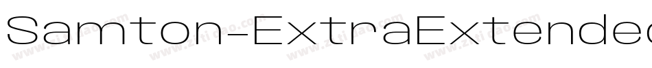 Samton-ExtraExtendedLight字体转换