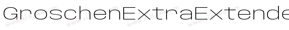 GroschenExtraExtended字体转换