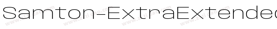 Samton-ExtraExtendedLight字体转换