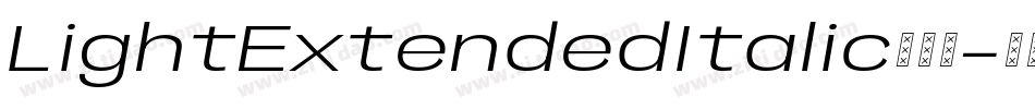 LightExtendedItalic转换器字体转换