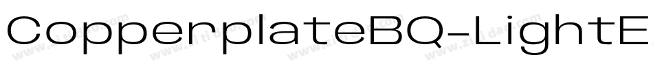 CopperplateBQ-LightExtended字体转换