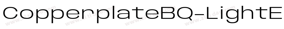 CopperplateBQ-LightExtended字体转换