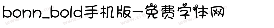 bonn_bold手机版字体转换