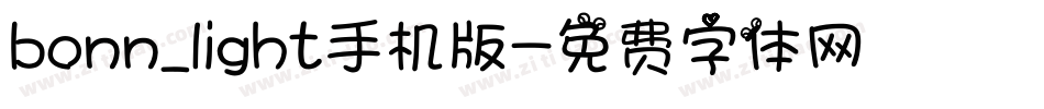 bonn_light手机版字体转换