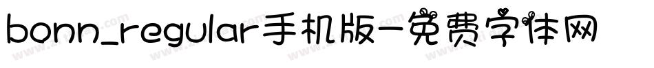 bonn_regular手机版字体转换