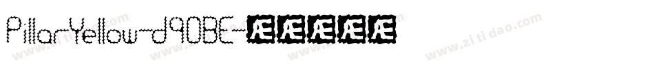 PillarYellow-d9OBE字体转换