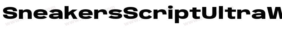 SneakersScriptUltraWide字体转换