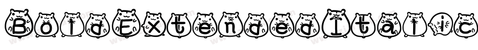 BoldExtendedItalic手机版字体转换