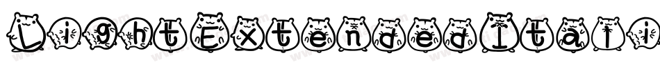 LightExtendedItalic手机版字体转换