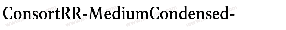 ConsortRR-MediumCondensed字体转换 ConsortRR-MediumCondensed字体转换