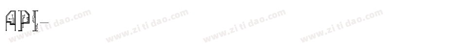 api字体转换