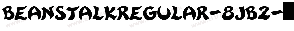 BeanstalkRegular-8JB2字体转换
