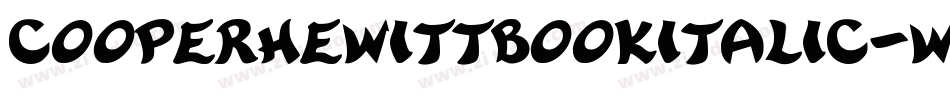 CooperhewittBookitalic-wew2字体转换