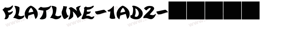Flatline-1ad2字体转换