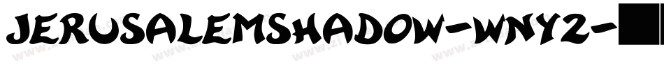 JerusalemShadow-wnY2字体转换