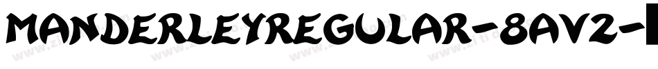 ManderleyRegular-8AV2字体转换
