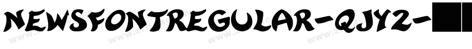 NewsfontRegular-qJY2字体转换