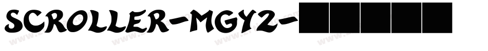 Scroller-mgy2字体转换