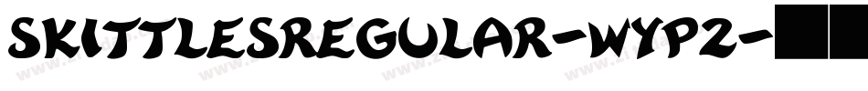 SkittlesRegular-wyp2字体转换