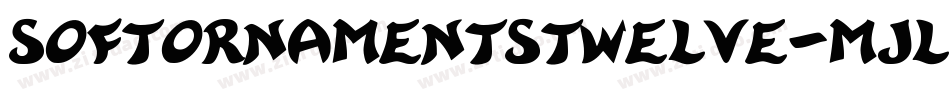 Softornamentstwelve-mjl2字体转换