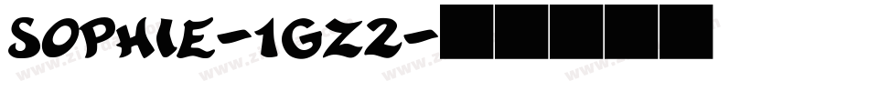 Sophie-1Gz2字体转换