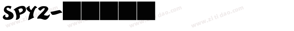 Spy2字体转换