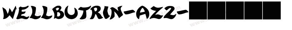 Wellbutrin-Az2字体转换