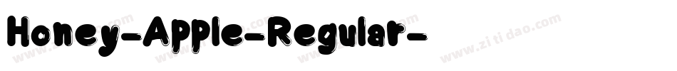 Honey-Apple-Regular字体转换